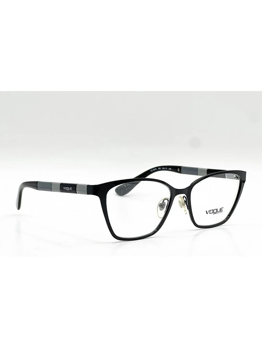 Vogue VO 3975 352 Black Rectangle Authentic Eyeglass Frames 54-17